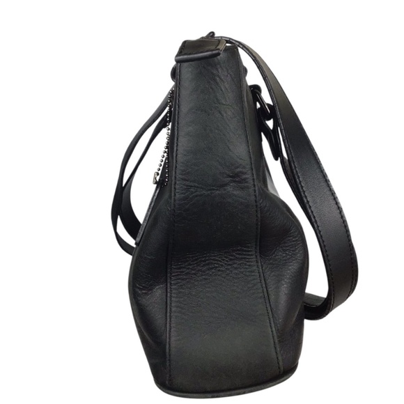 Italian Leather Black Tote Bag - Picture 5 of 16